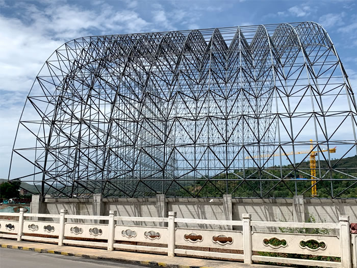 赤水山寨矿储煤棚网架